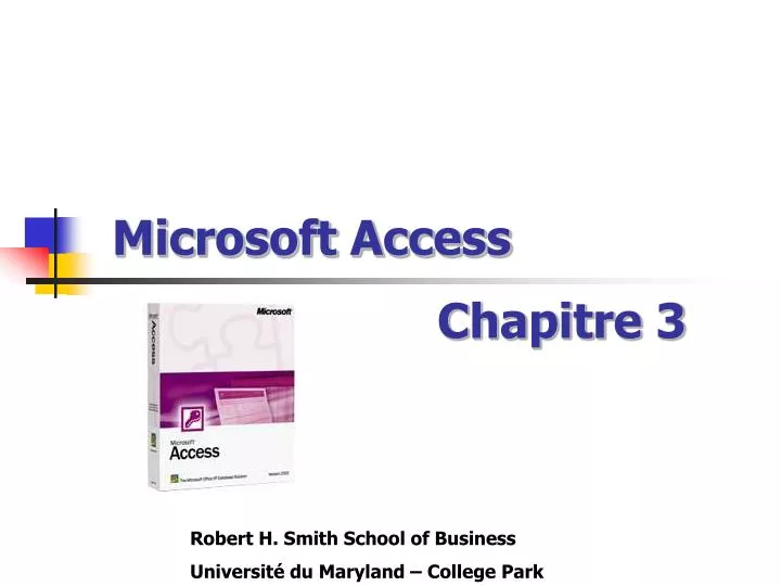 ms access ppt presentation download