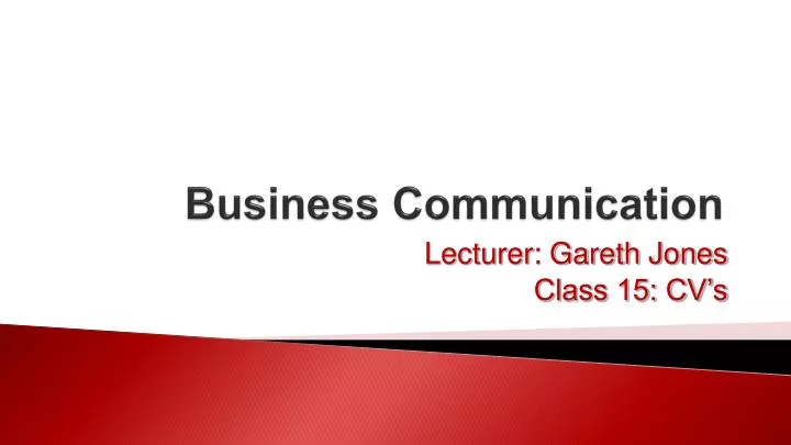 business communication n.