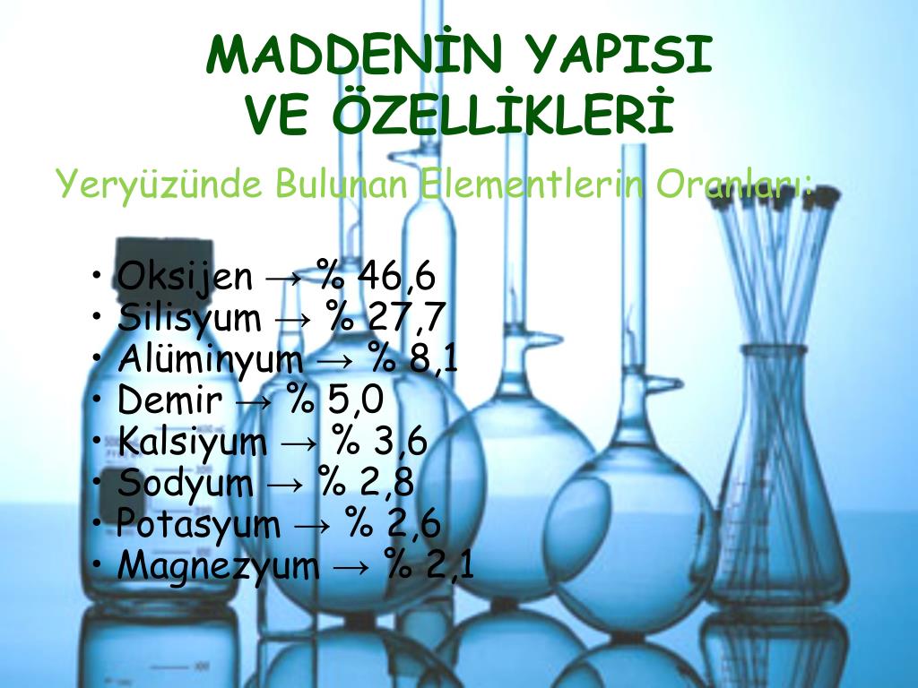 PPT - MADDENİN YAPISI VE ÖZELLİKLERİ PowerPoint Presentation, Free ...