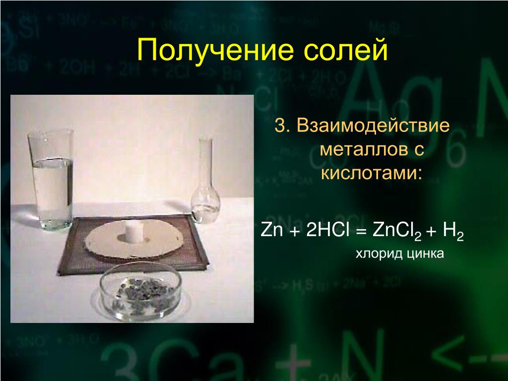 Zn hcl название. Получение солей. Получения солей взаимодействие металла с металлом. Получение солей взаимодействие с металлами. Взаимодействие цинка с солями.
