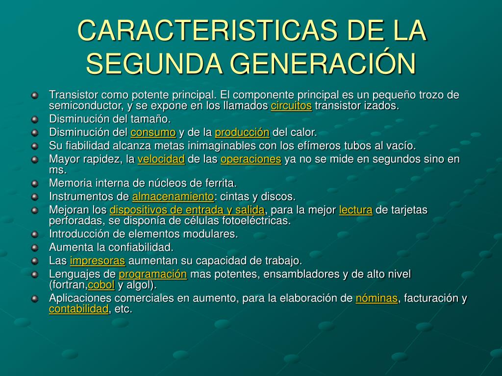 PPT - GENERACION DE LAS COMPUTADORAS PowerPoint Presentation, free download  - ID:3726841
