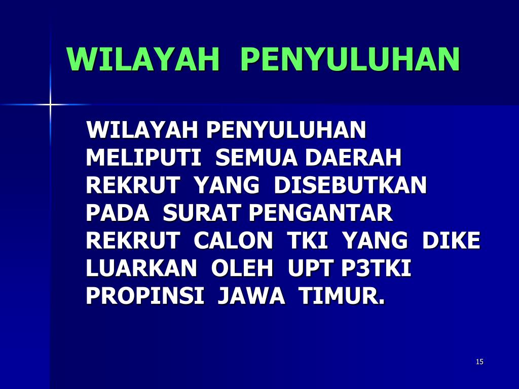 PPT - MEKANISME DAN PROSEDUR PENEMPATAN TKI KE LUAR NEGERI PPT - MEKANISME DAN PROSEDUR PENEMPATAN TKI KE LUAR NEGERI