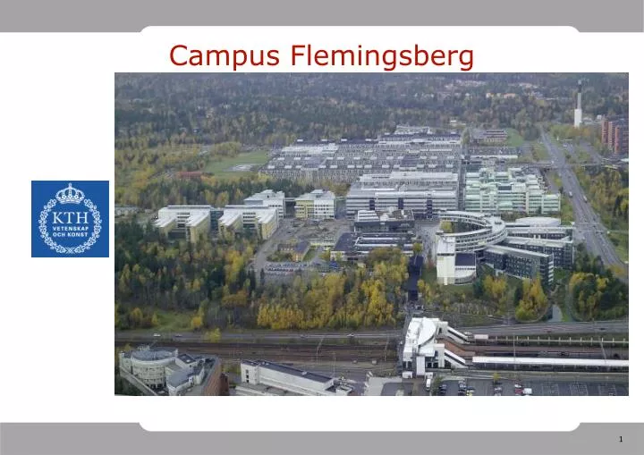 Ppt Campus Flemingsberg Powerpoint Presentation Free Download Id 3727572