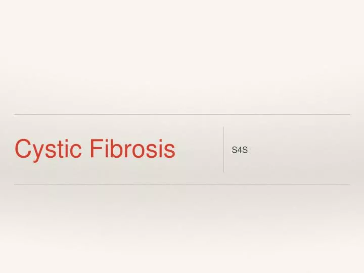 cystic fibrosis n.