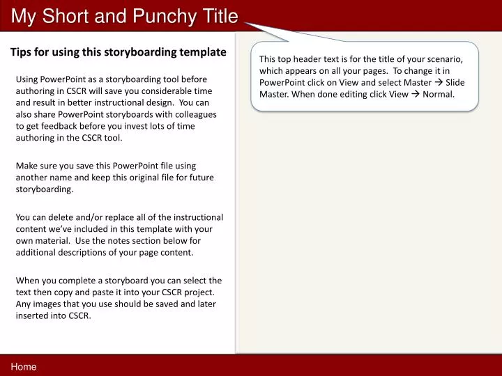 Ppt Storyboard Template from image2.slideserve.com