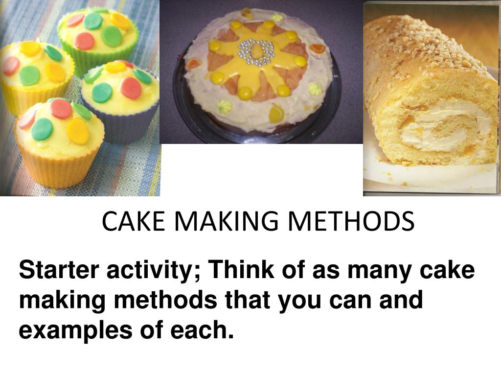 process essay of making a cake