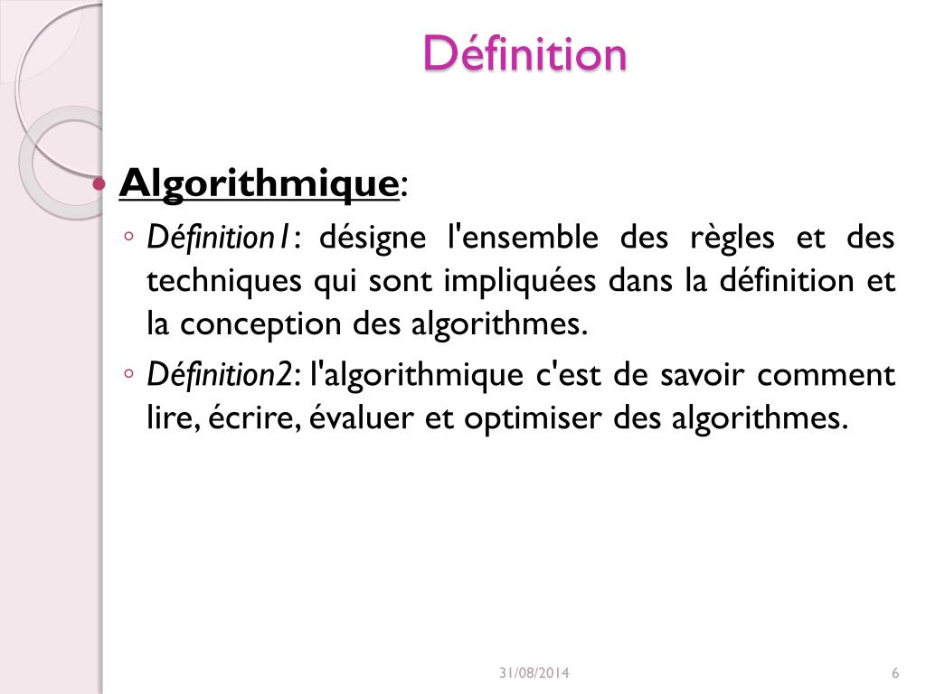 PPT Algorithmique PowerPoint Presentation Free Download ID 3730251