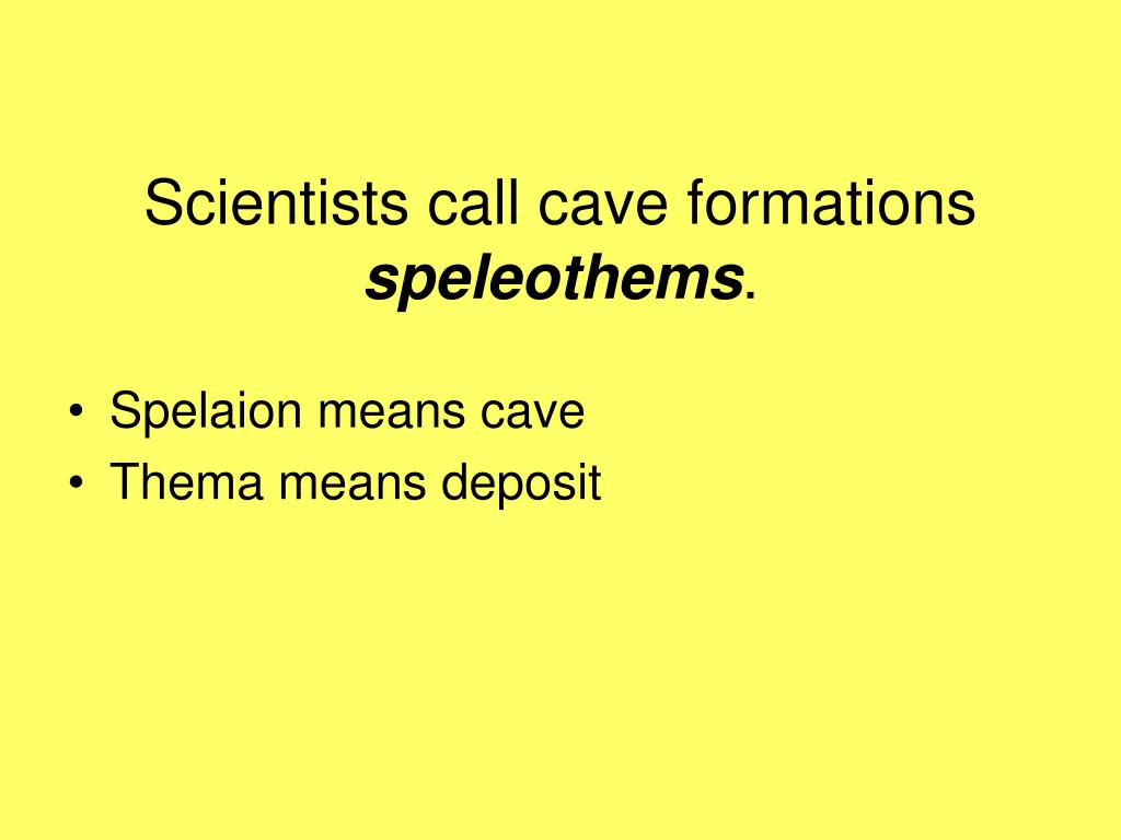 PPT - Cave Formations PowerPoint Presentation, free download - ID