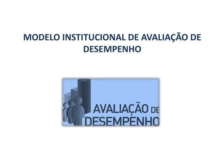 modelo institucional de avalia o de desempenho n.