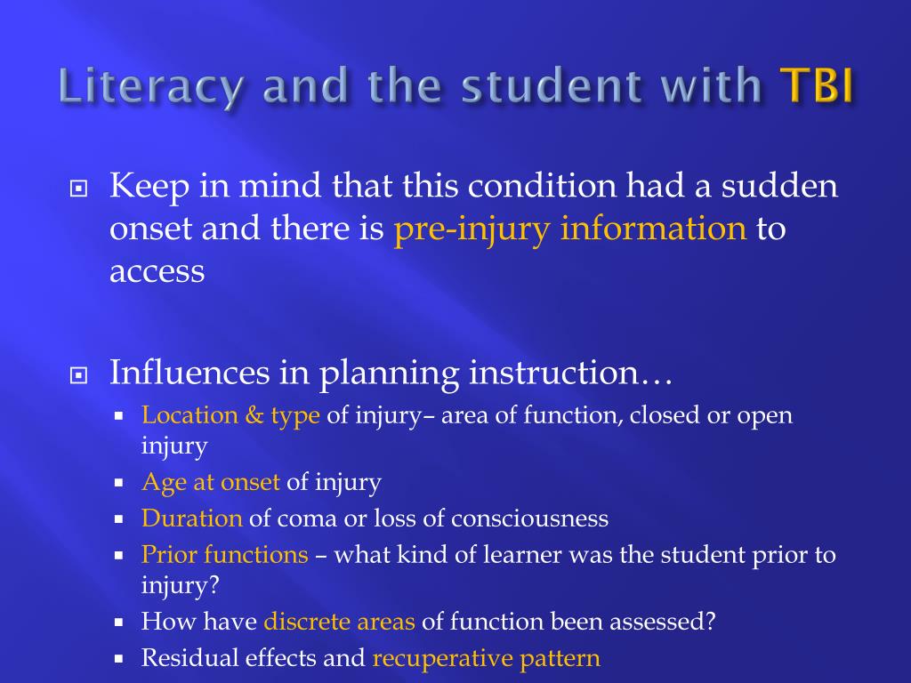 PPT - ADHD, TBI, ASD & LITERACY PowerPoint Presentation, free download