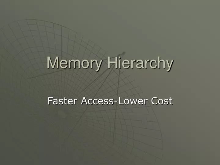 PPT - Memory Hierarchy PowerPoint Presentation, free download - ID:3732885