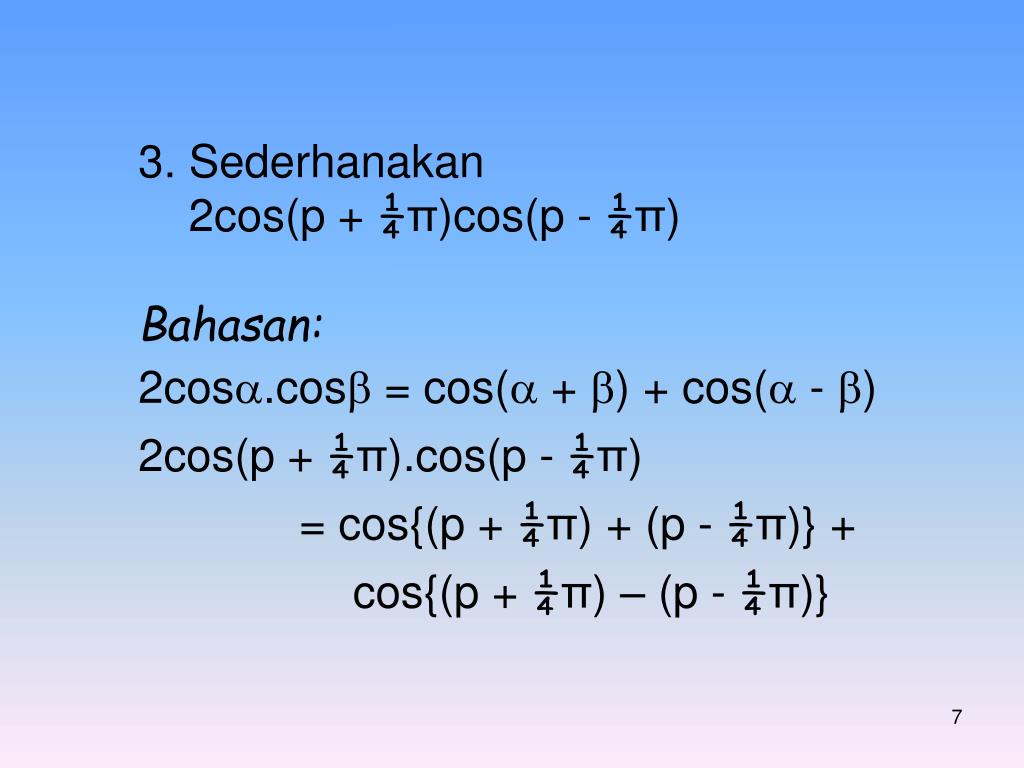 2cos π 2. Cos π/2. Cos p/2+x. Co.p.