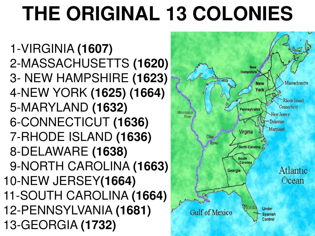 what were the 13 colonies