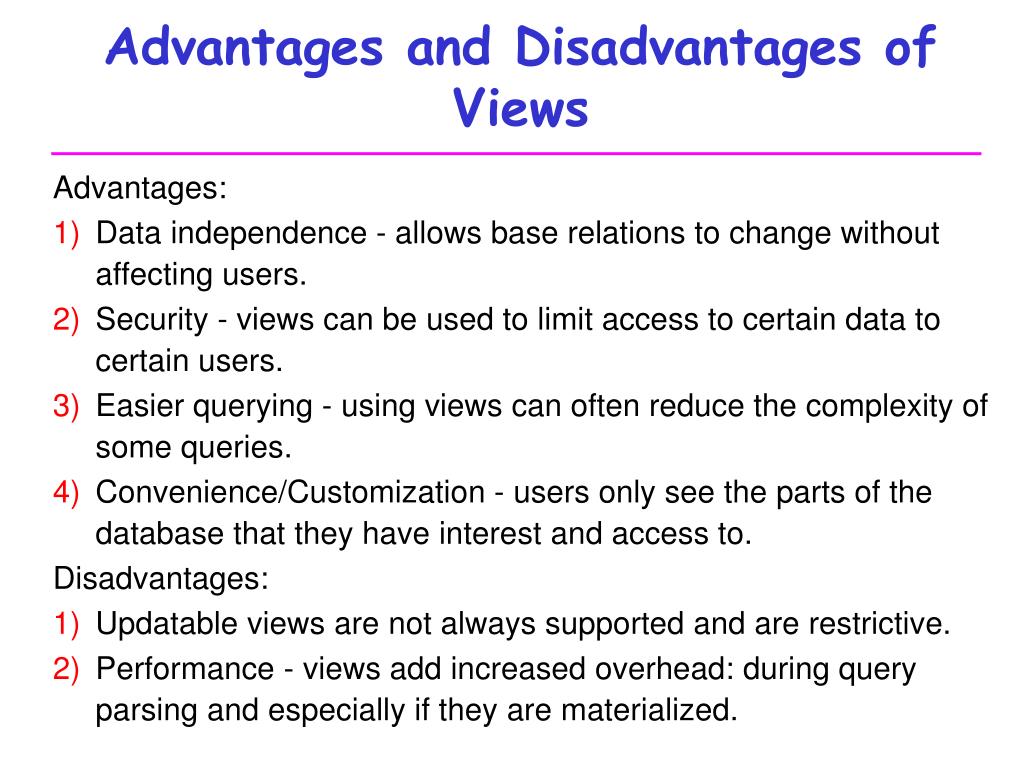 Advantages And Disadvantages Of SQL, 53% OFF