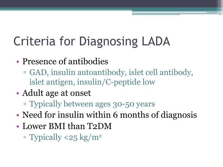 PPT Latent Autoimmune Diabetes of Adults PowerPoint Presentation ID