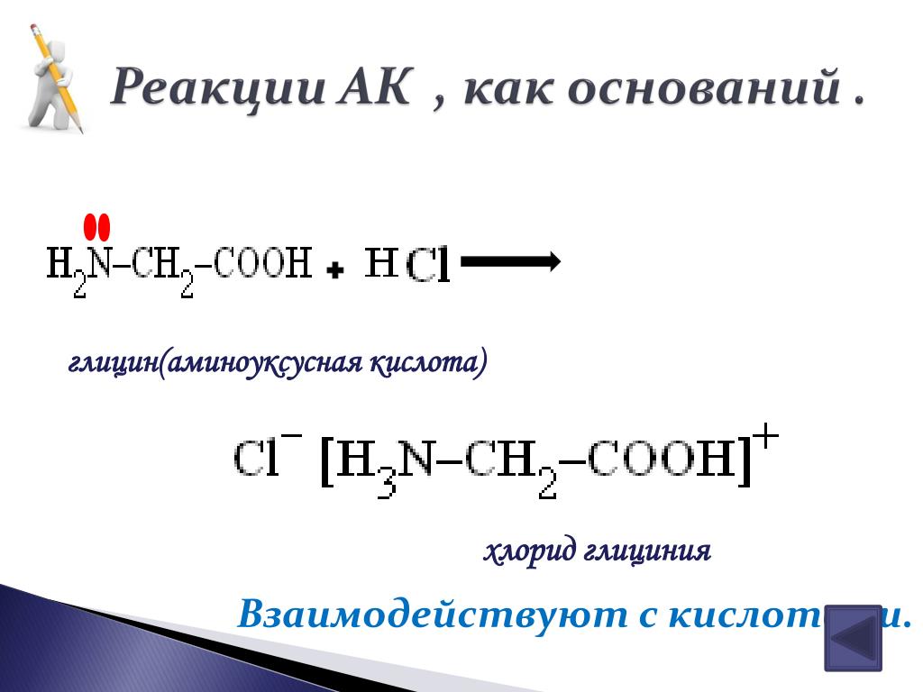 Уксусная кислота mg реакция. Аминоуксусная кислота глицин. Реакции с аминоуксусной кислотой. Глицин реакции. Взаимодействие глицина с кислотами.