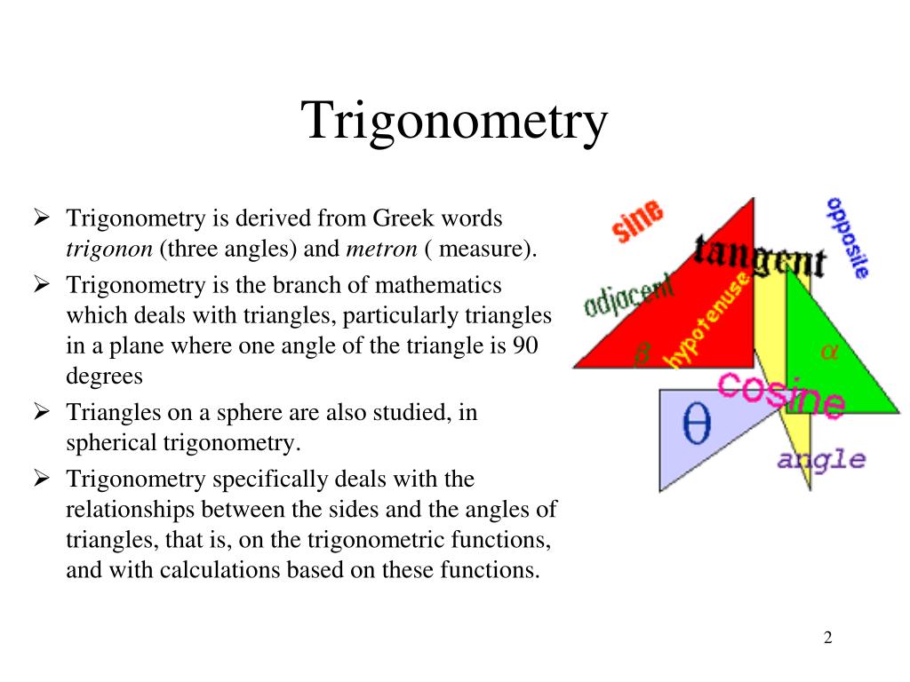 presentation on trigonometry in maths