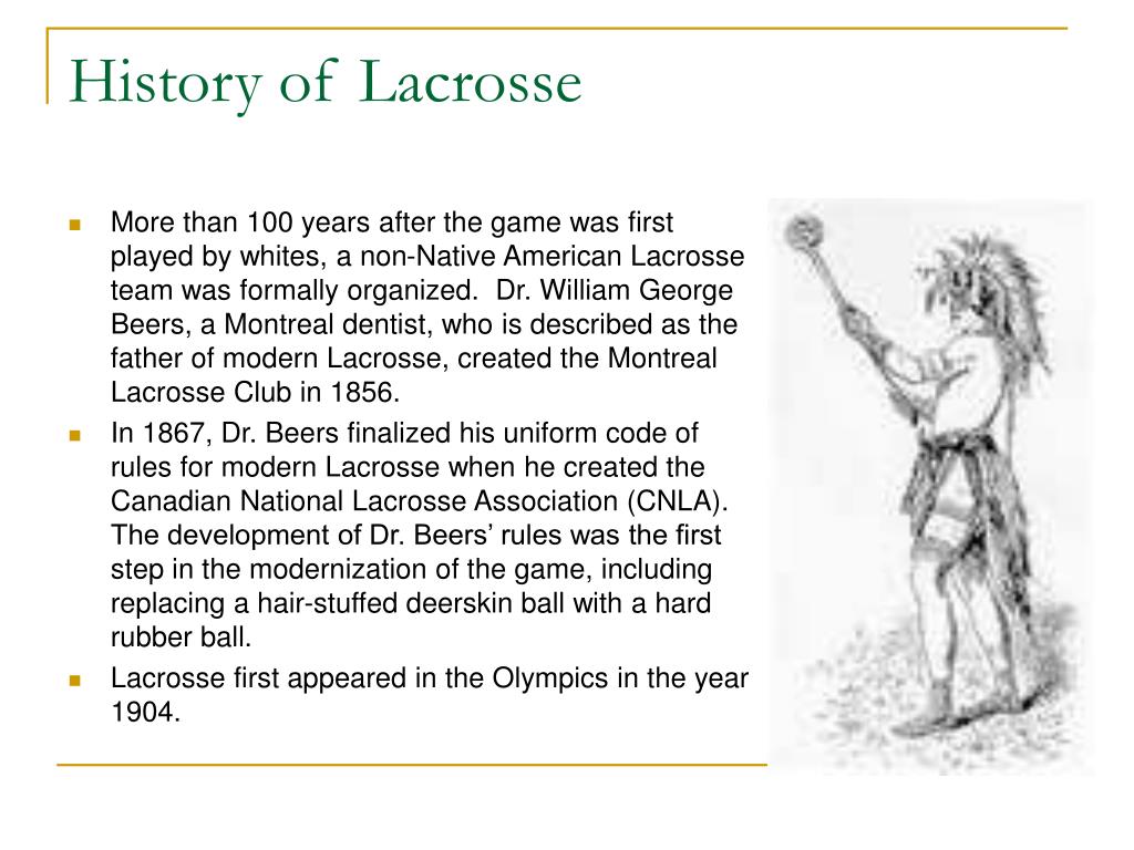 history of lacrosse essay