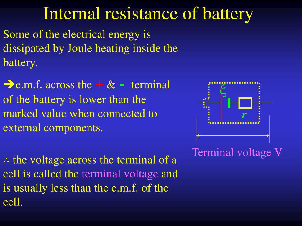 Internal battery
