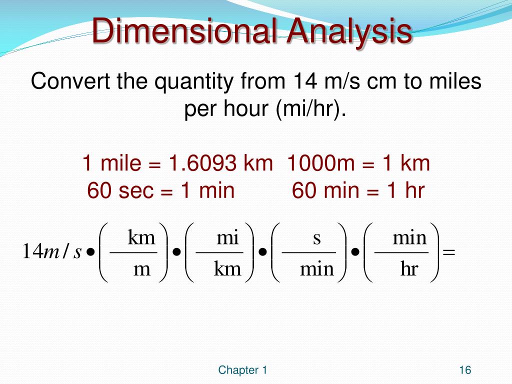 PPT Dimensional Analysis PowerPoint Presentation, free download ID