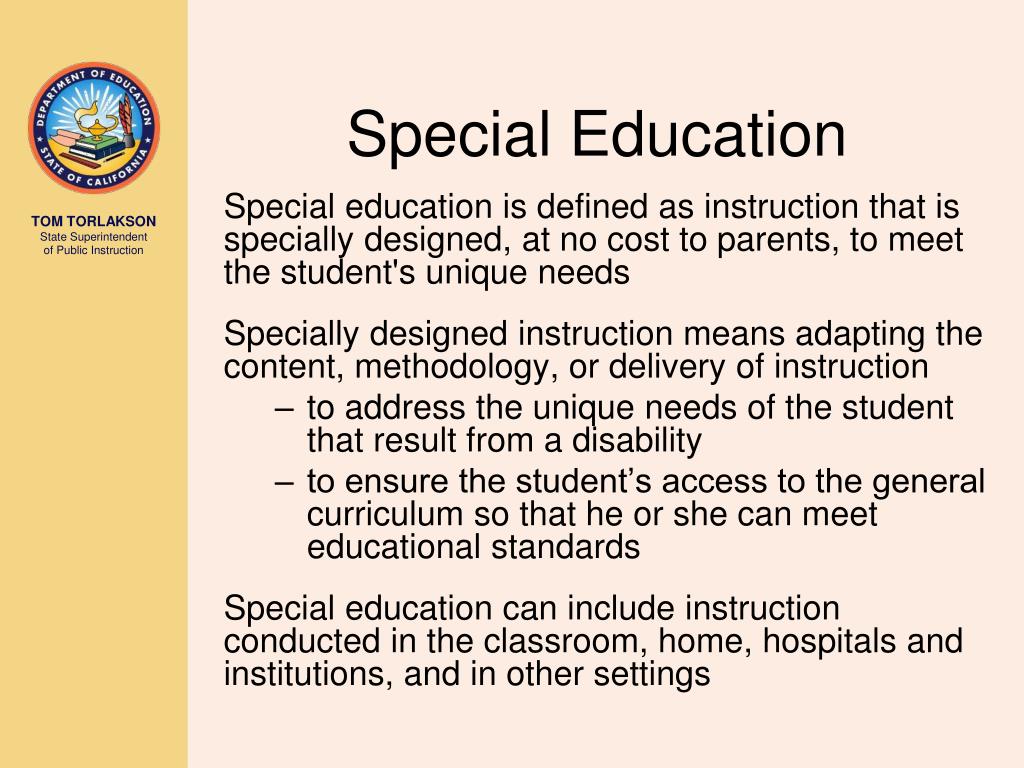 special education powerpoint presentation