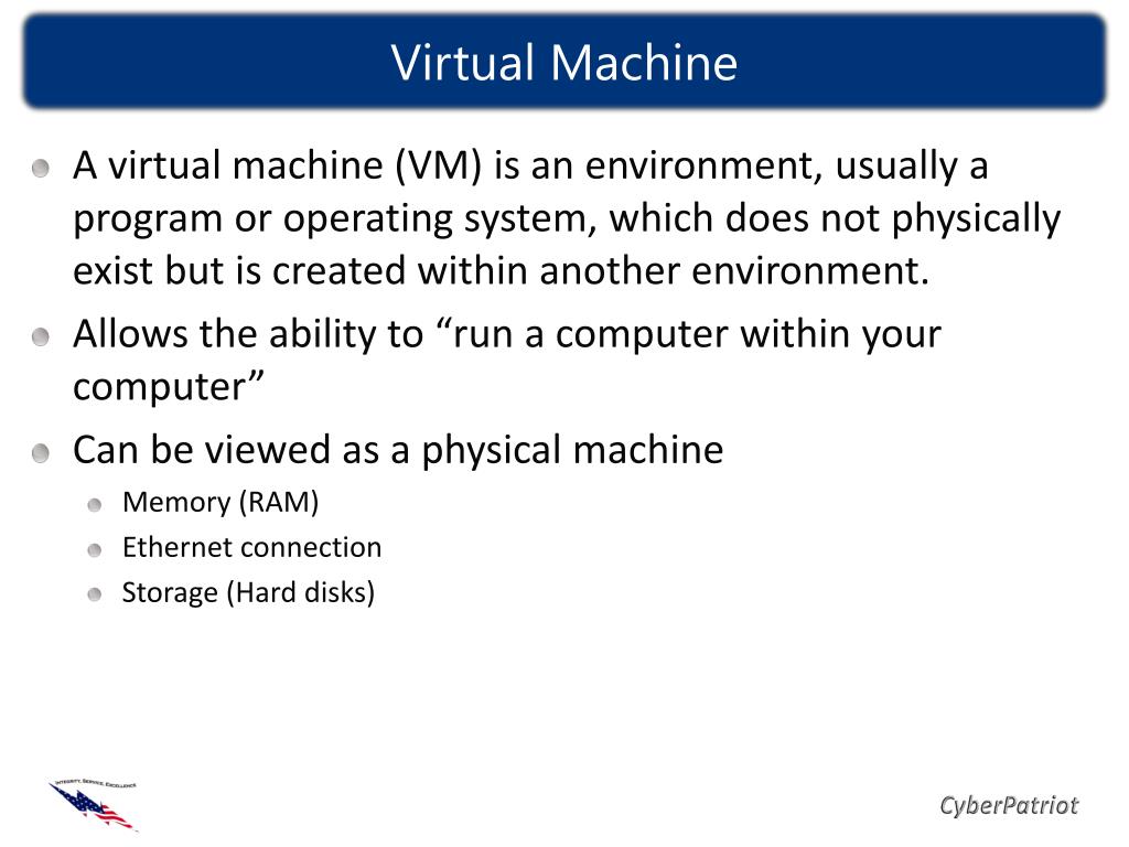 virtual machine definition computer