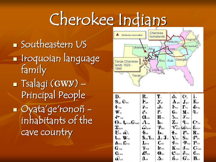 PPT - Cherokee Indians PowerPoint Presentation - ID:3739167