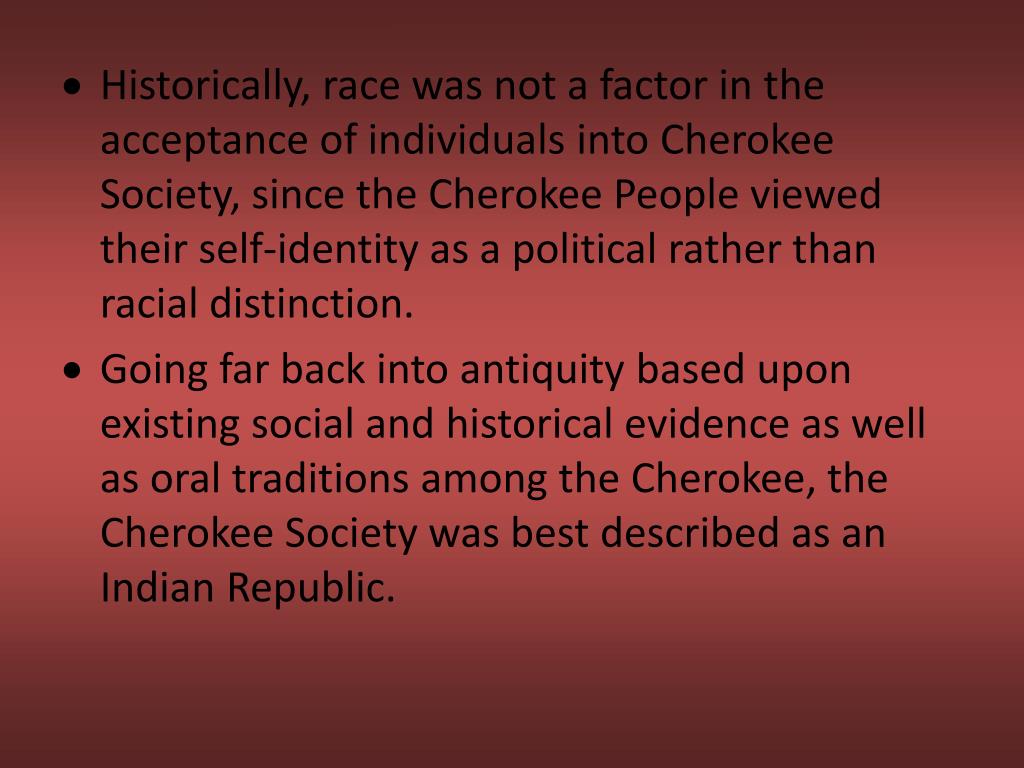 cherokee social structure