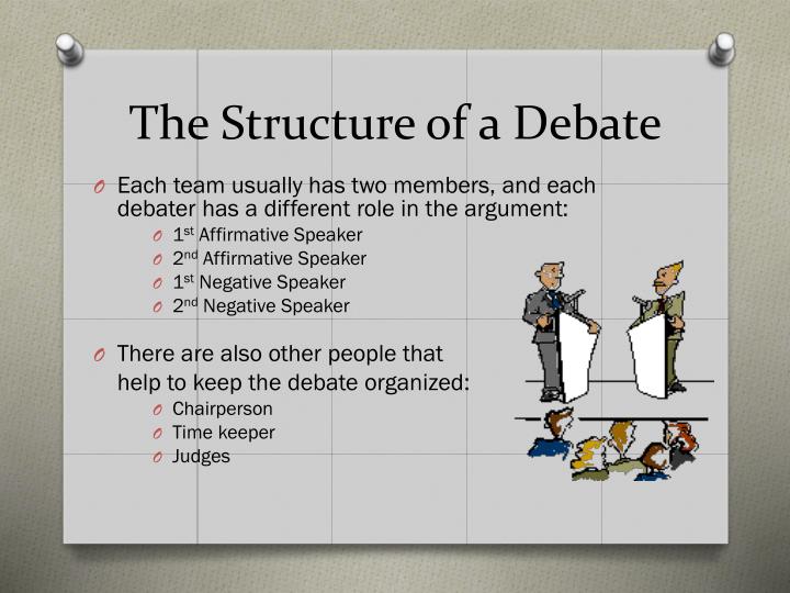 presentation speech and debate