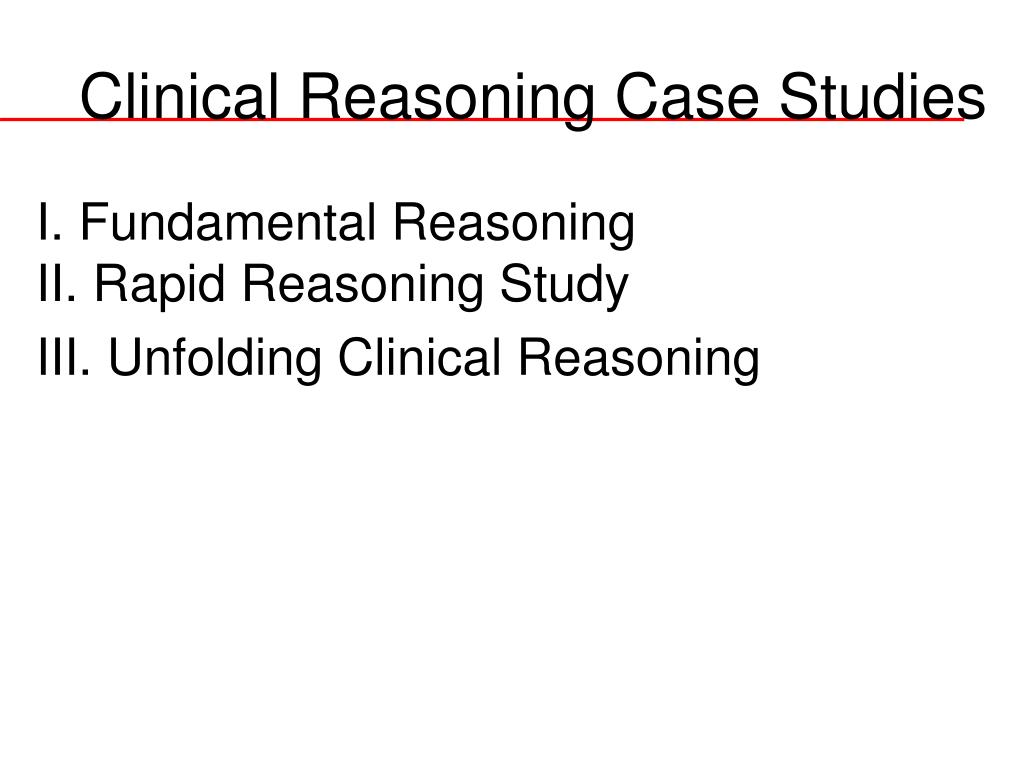 Diagnostic Reasoning A Case Analysis Of Acute