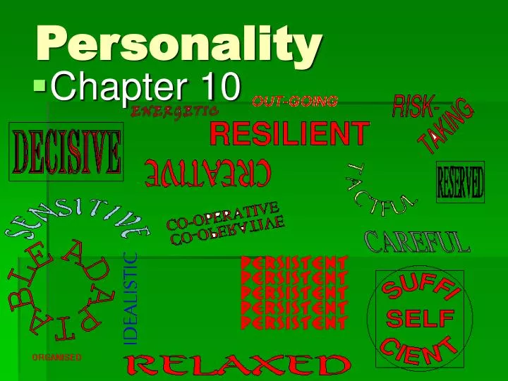 personality n.