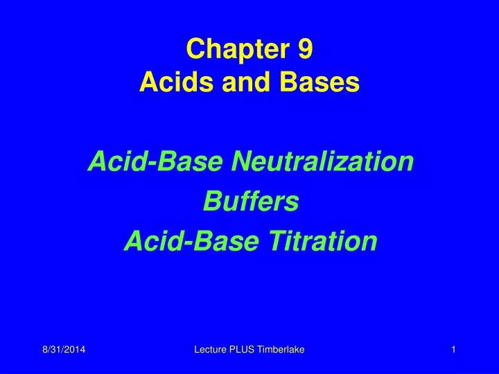 chapter 9 acids and bases n.