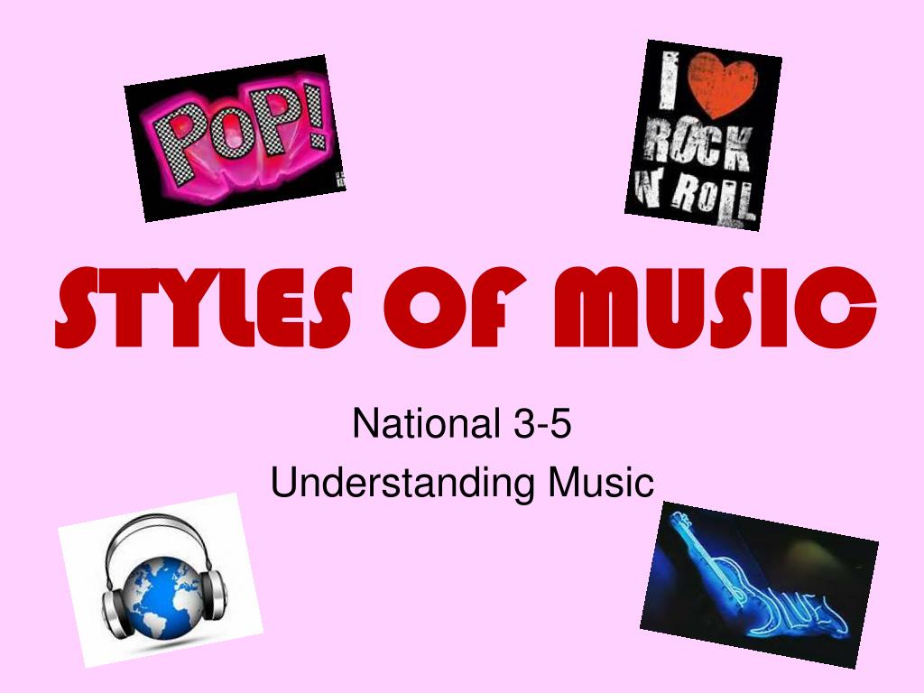 types of music presentation