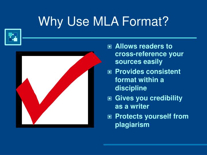 mla powerpoint format
