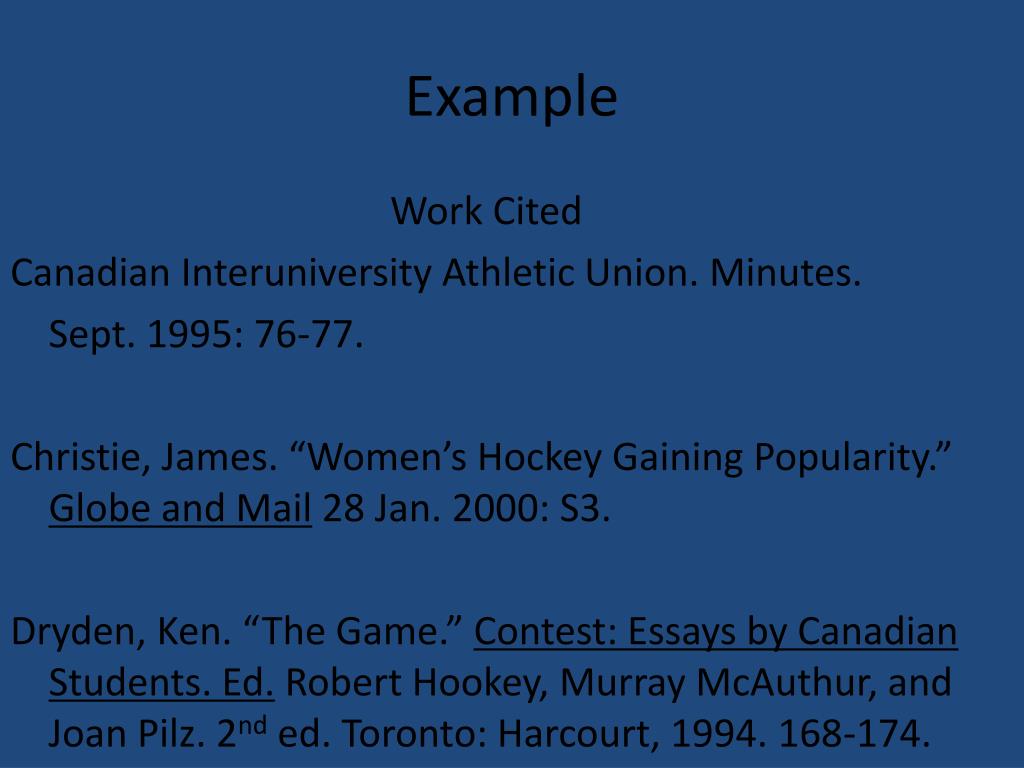PPT Citation PowerPoint Presentation, free download ID
