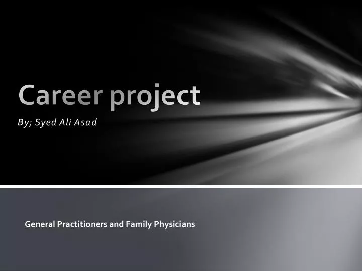 career project powerpoint
