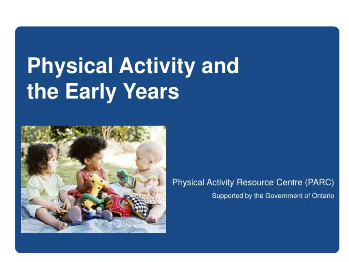 physical education activities in early years