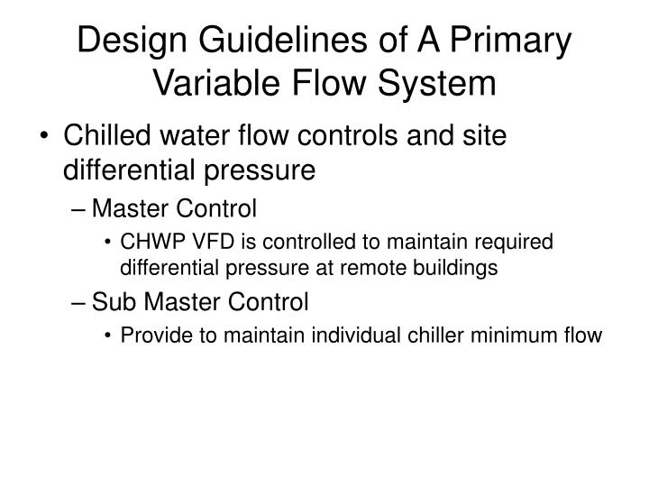 PPT How to Convert and Optimize Primary/Secondary Pumping Systems to