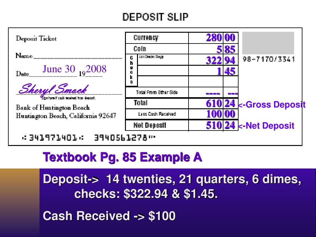 PPT - 30.30 Checking Accounts PowerPoint Presentation, free download