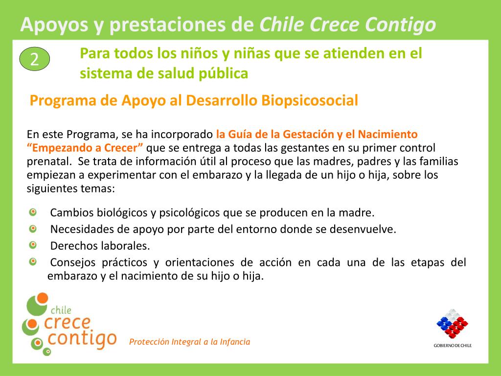 PPT - Sistema de Protección Integral a la Primera Infancia Chile Crece ...
