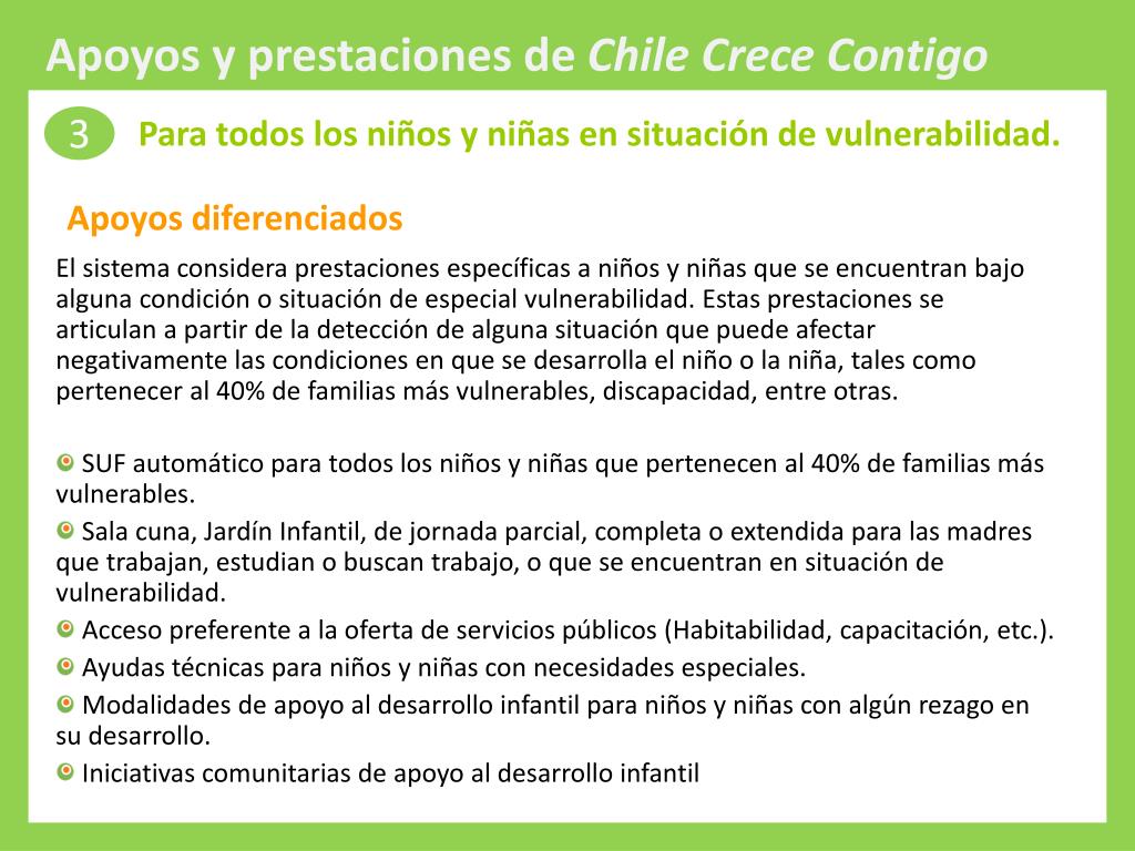 PPT - Sistema de Protección Integral a la Primera Infancia Chile Crece ...
