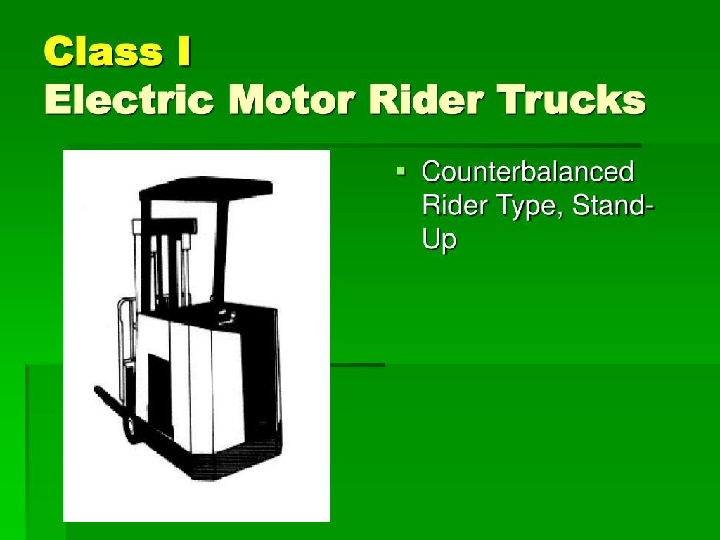 Ppt powered industrial trucks osha standard 29 cfr 1910 178 miosha