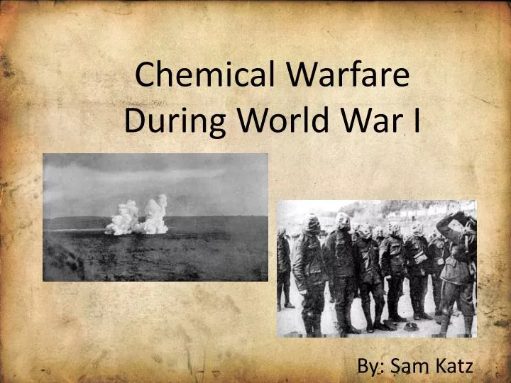 chemical warfare during world war i n.