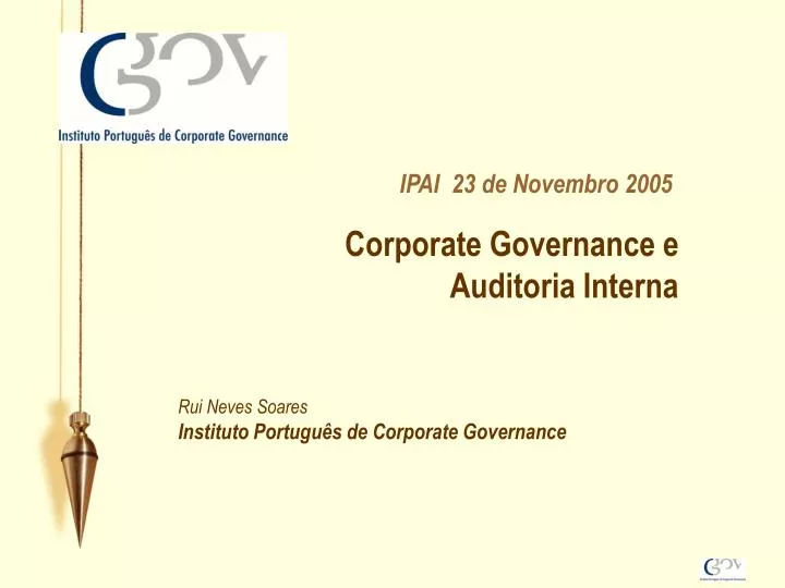 corporate governance e auditoria interna n.