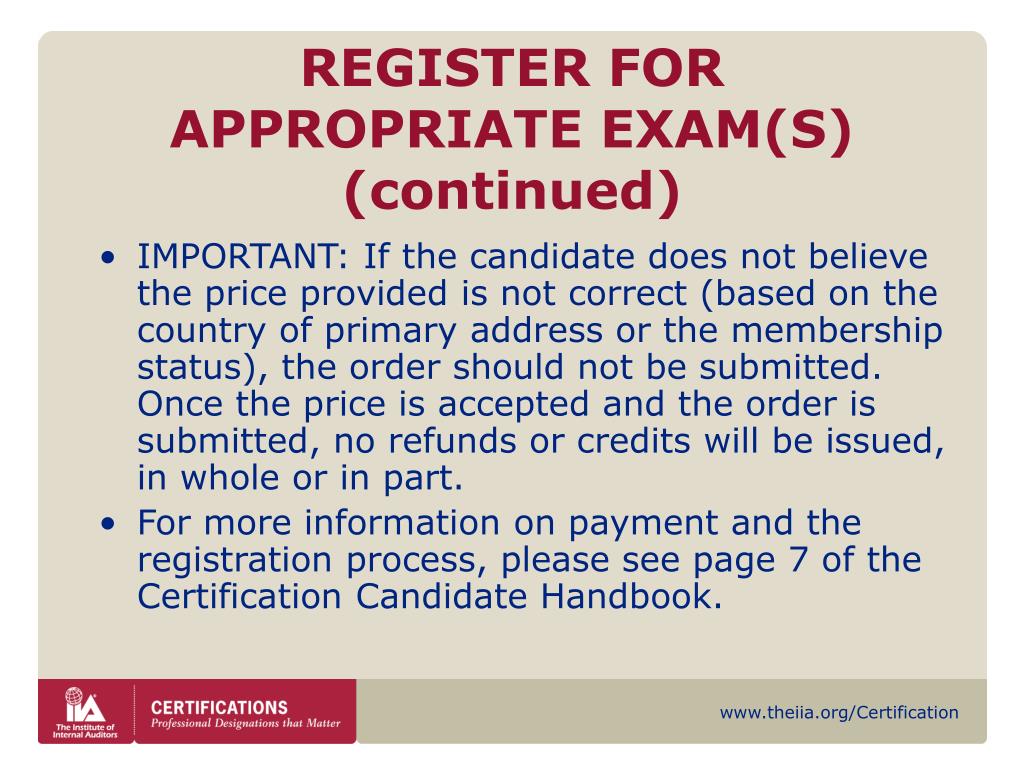 PPT - IIA Certifications: Professional Designations That Matter ...