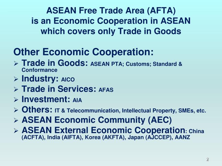 PPT - ASEAN Free Trade Area (AFTA) A General Overview Jakarta, 10 March ...