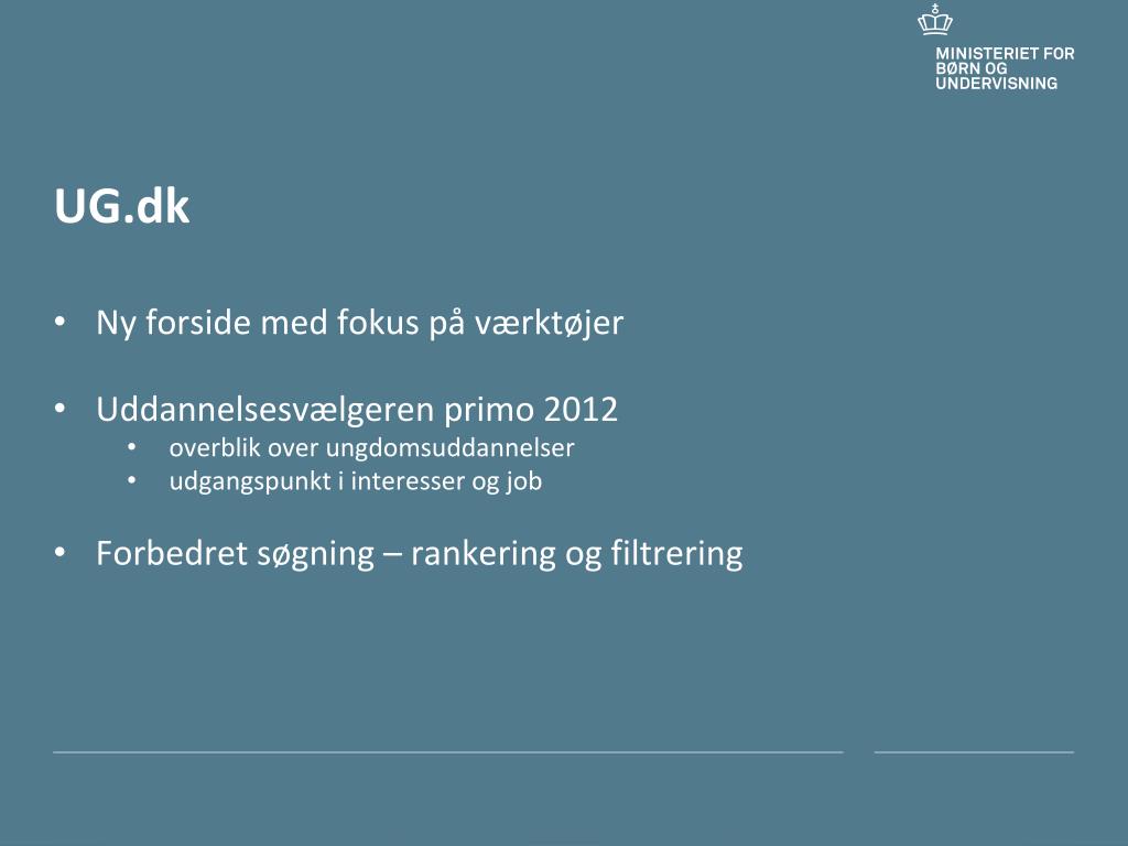 PPT - Nyt fra Ministeriet PowerPoint Presentation, free download -  ID:3752179
