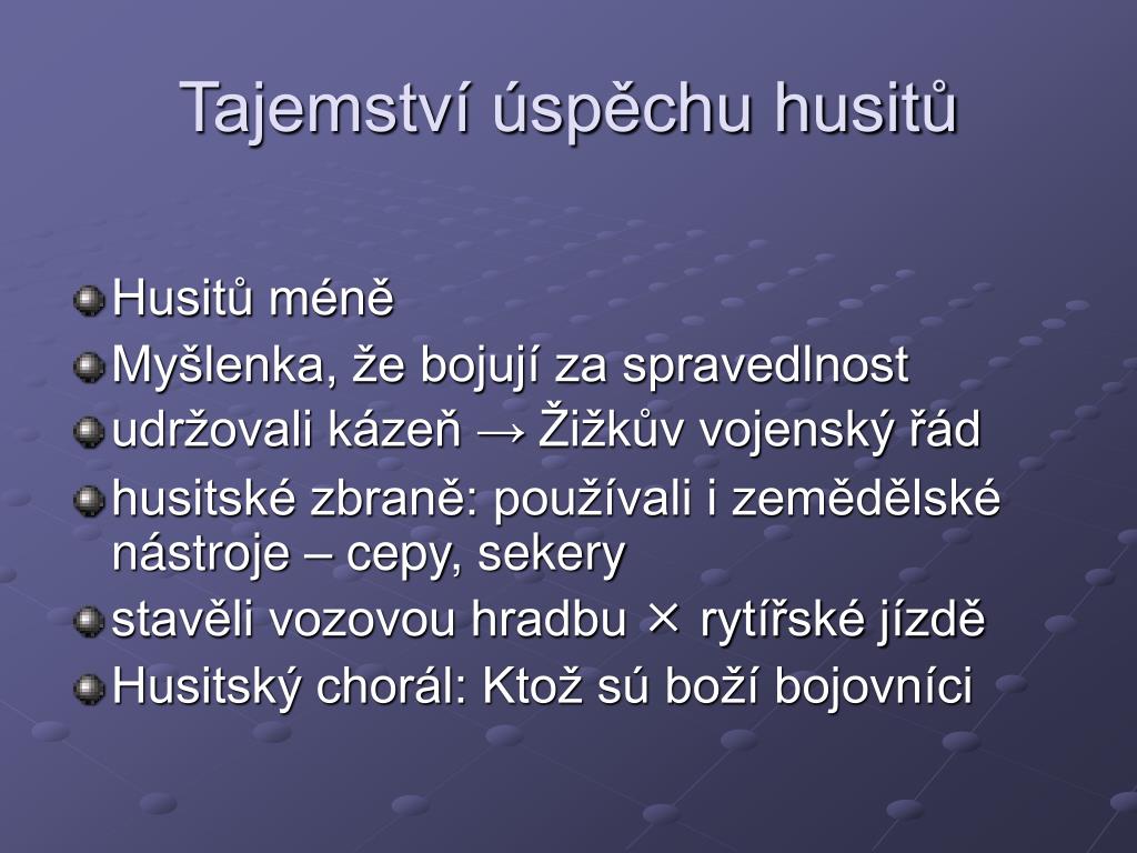 PPT - HUSITSKÁ REVOLUCE PowerPoint Presentation, free download - ID:3752339