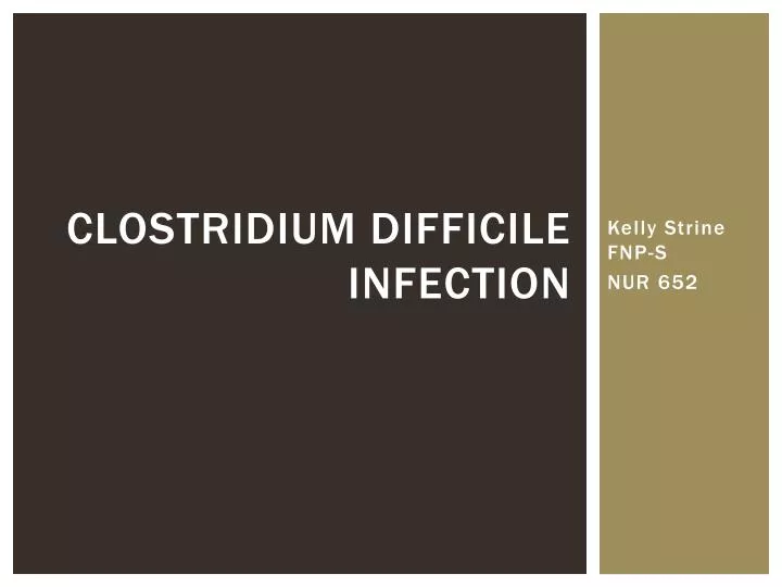 clostridium difficile infection n.