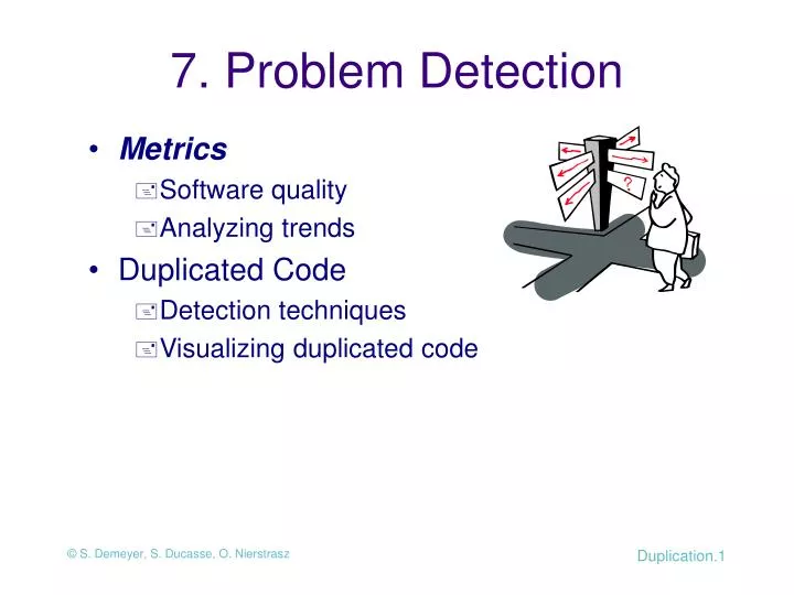 PPT 7. Problem Detection PowerPoint Presentation, free download ID